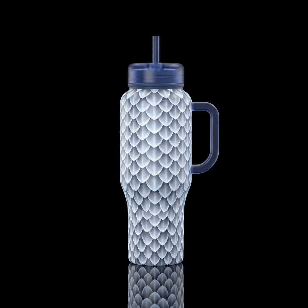 Baby wind dragon, often called spirit dragon becau... water bottle design