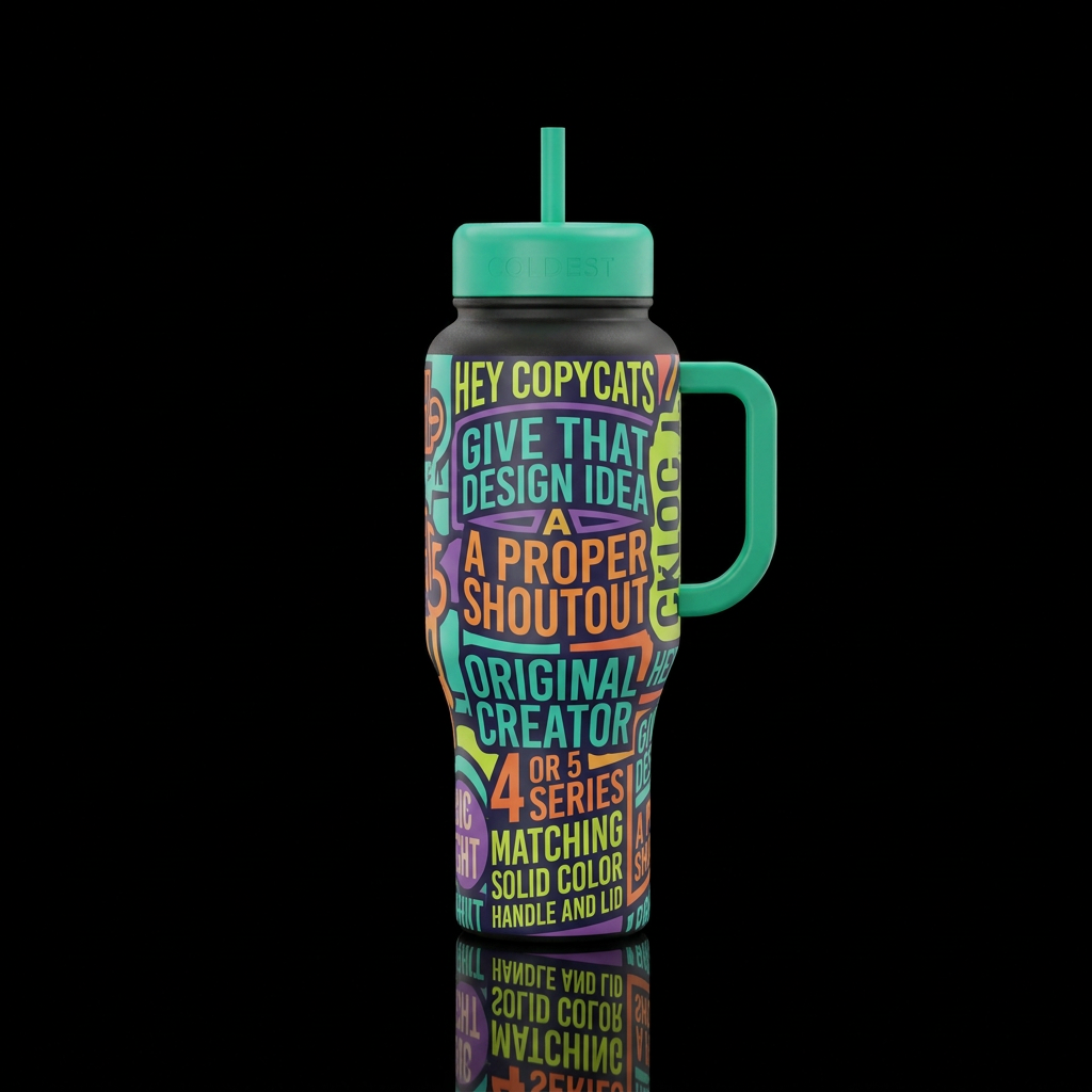 Hey copycats be sure to give that design idea you ... water bottle design