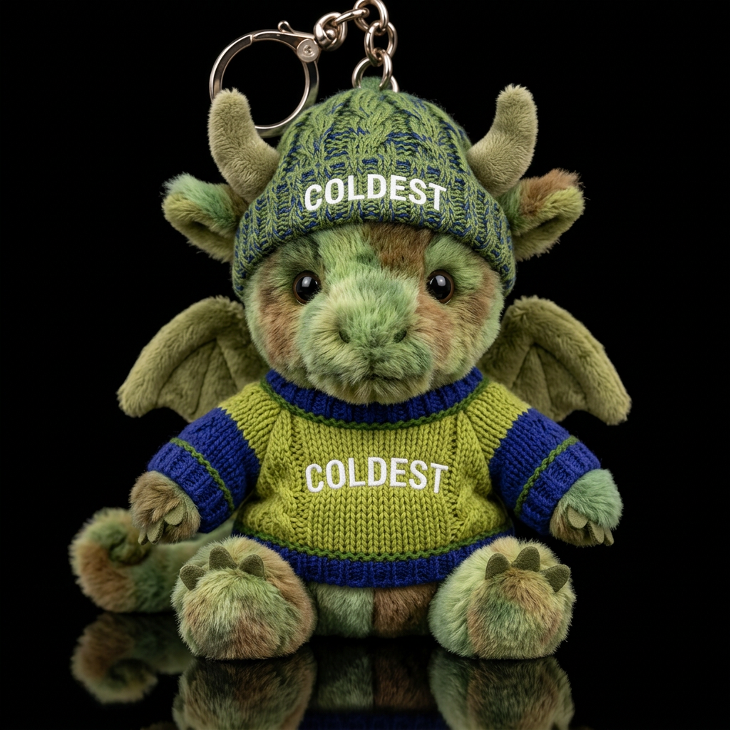 Baby Forest Dragon water bottle design