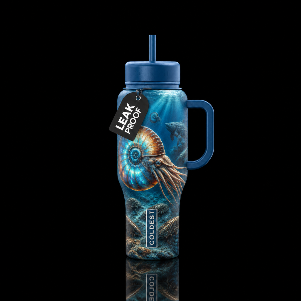 Glowie Nautilus water bottle design