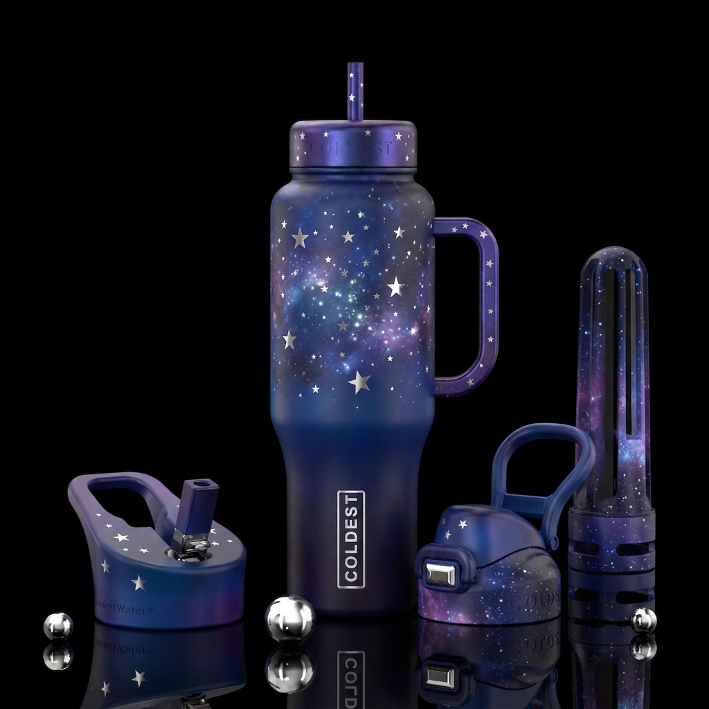 Spacebound water bottle design