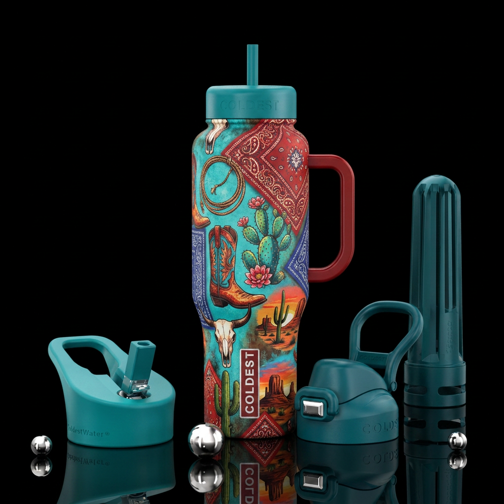 Western water bottle design