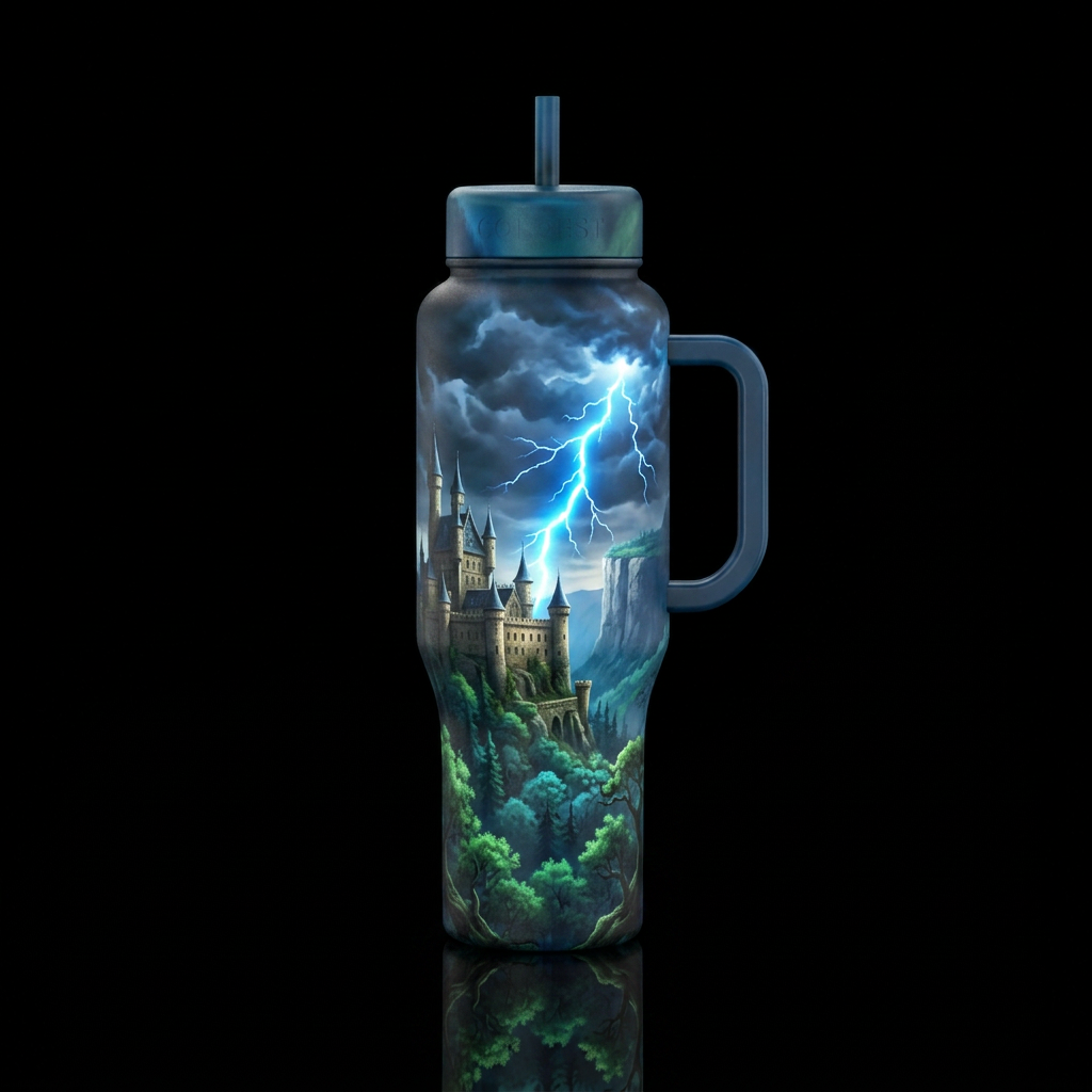 Castle storm water bottle design