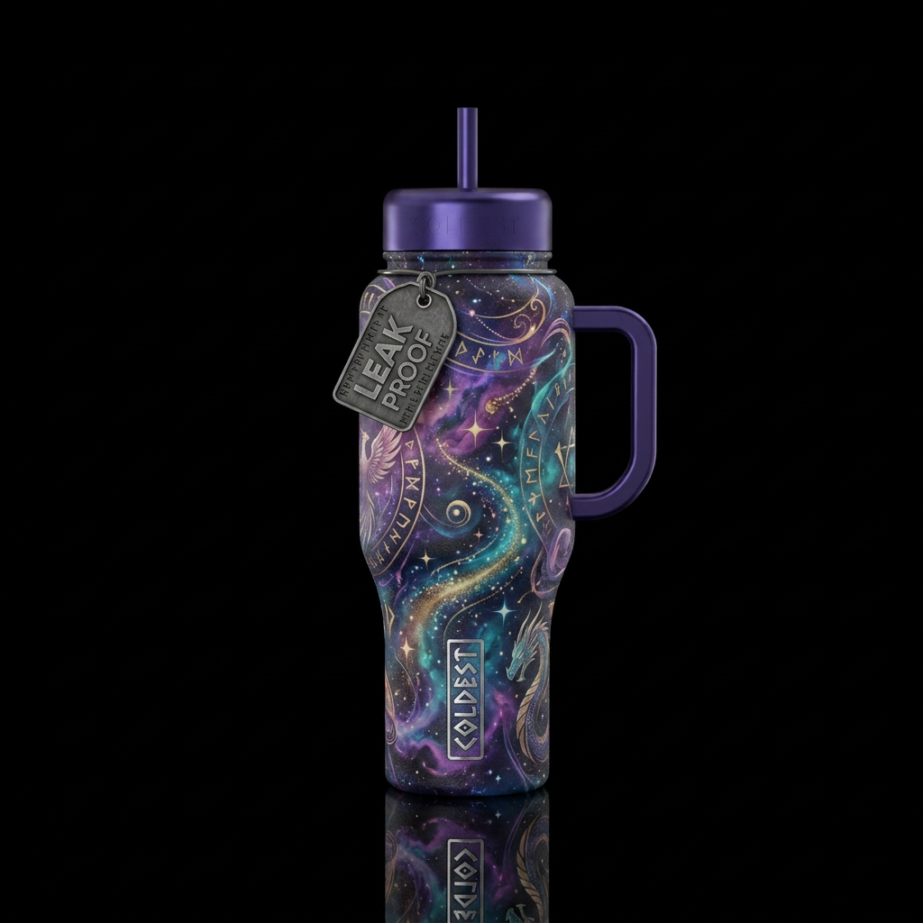 spellbinding, magic, mythical water bottle design