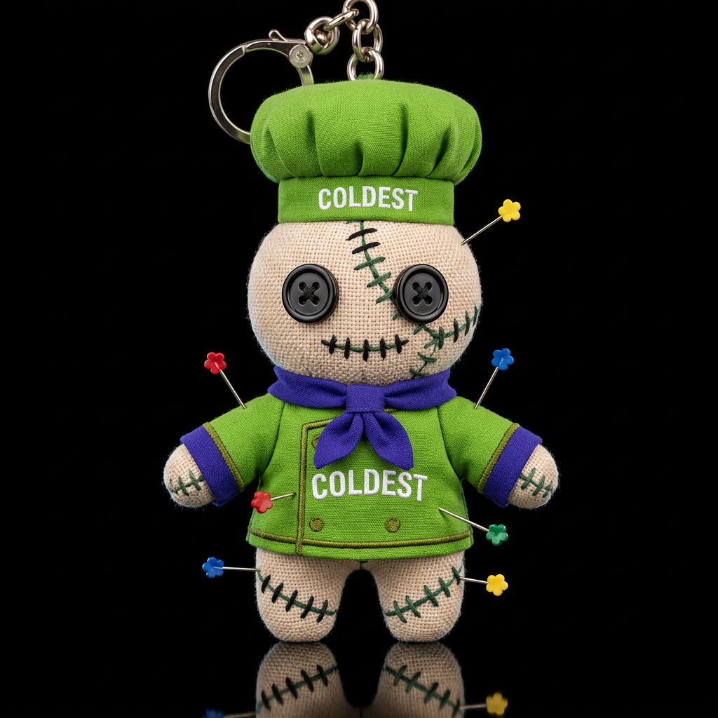 Chief voodoo water bottle design