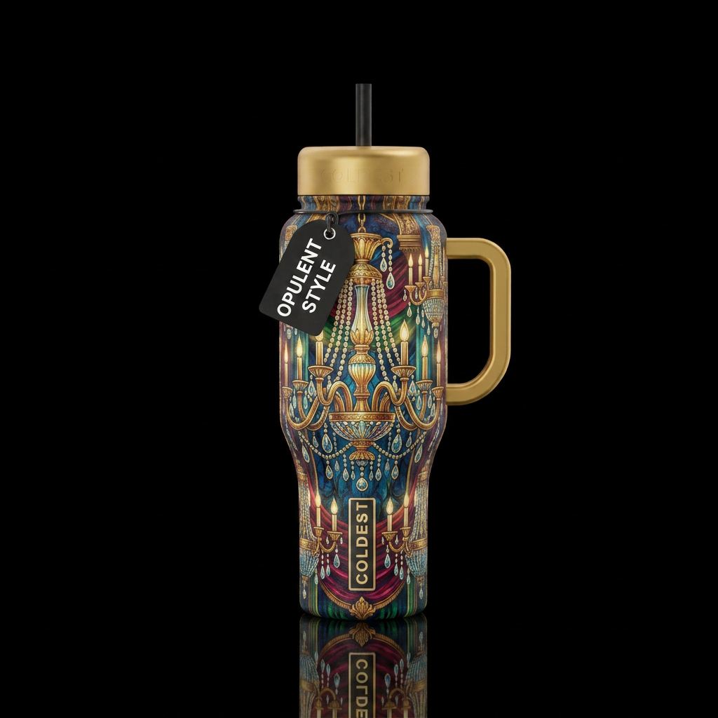 Chandelier water bottle design