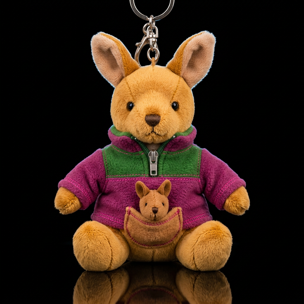 Katy kangaroo and randy roo water bottle design