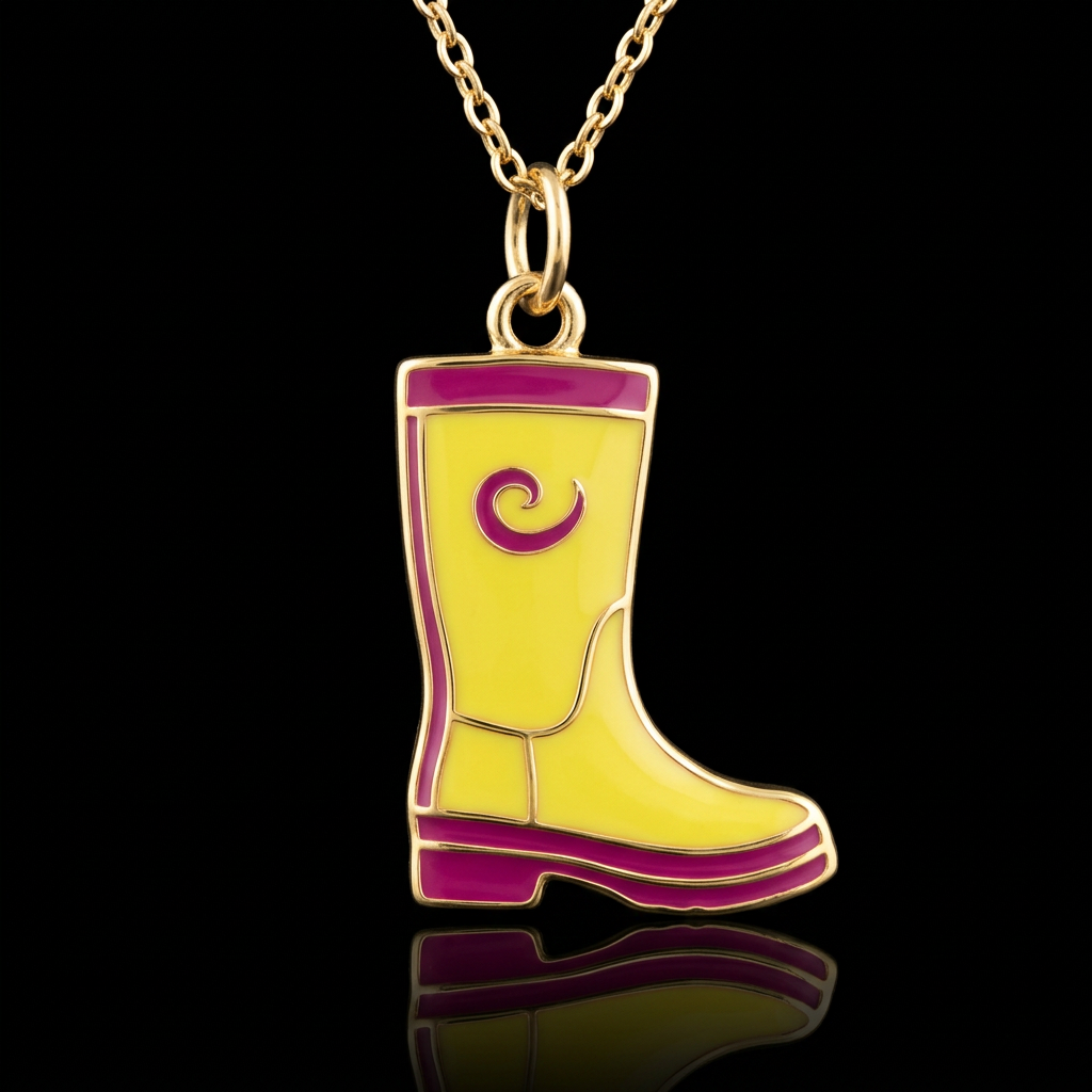 Rubber rain boot water bottle design