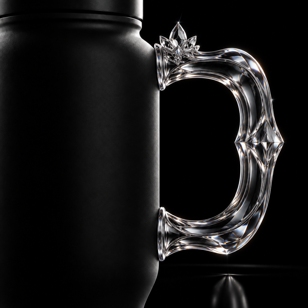 Glass perfection water bottle design