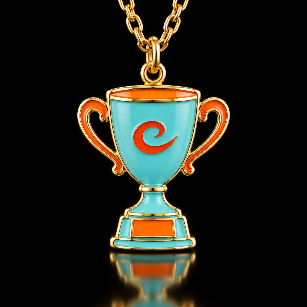 trophy winner water bottle design