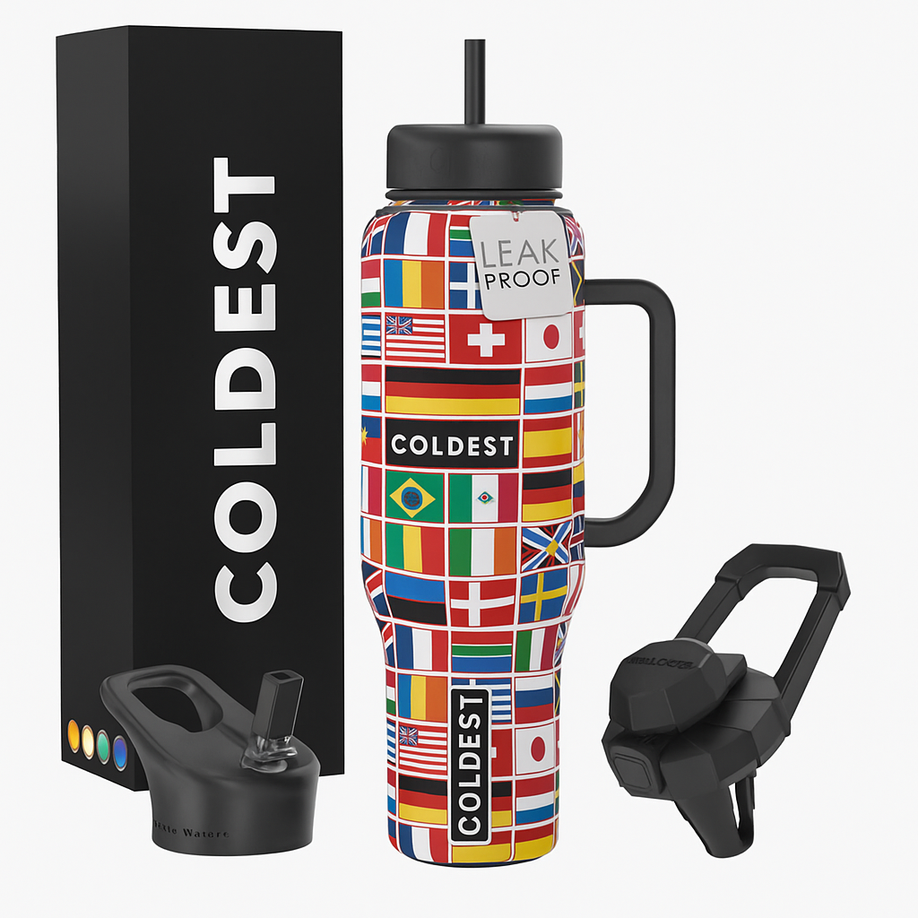 HydratingTheWorld water bottle design