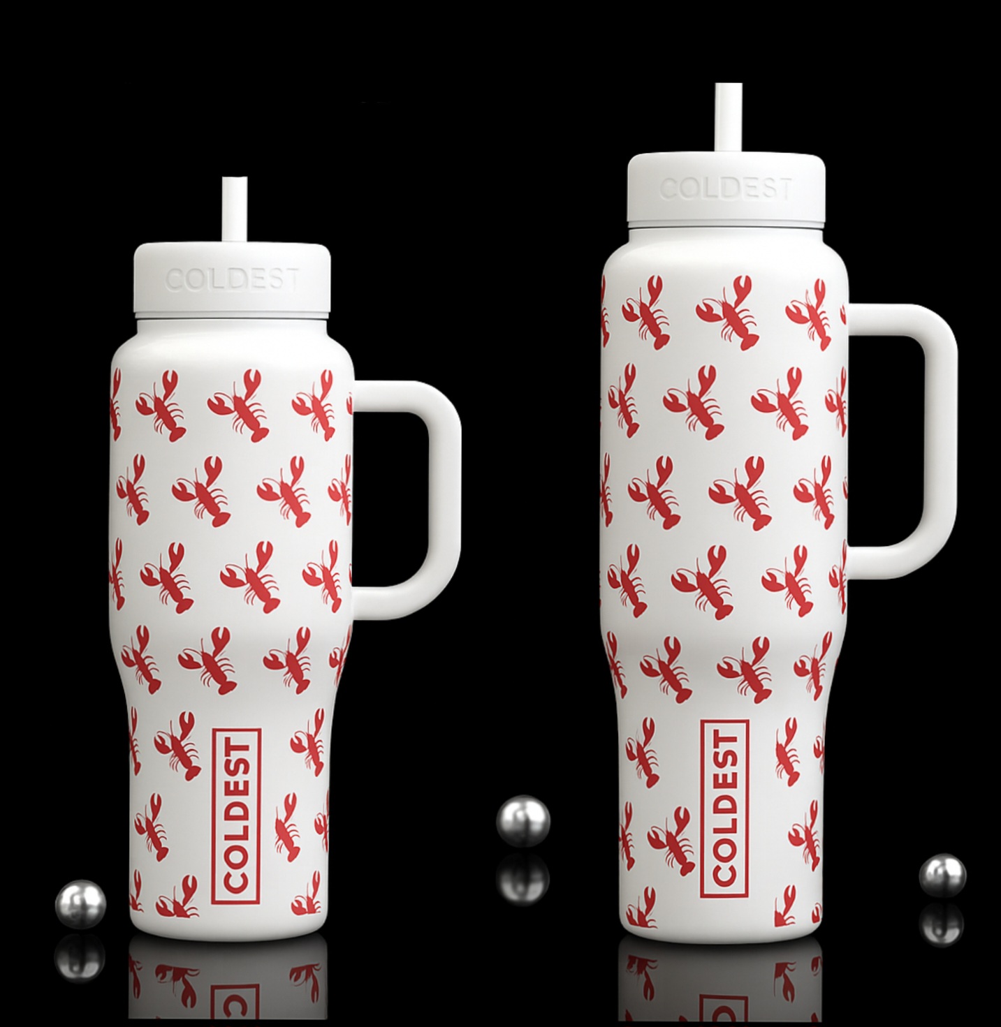 Maine water bottle design