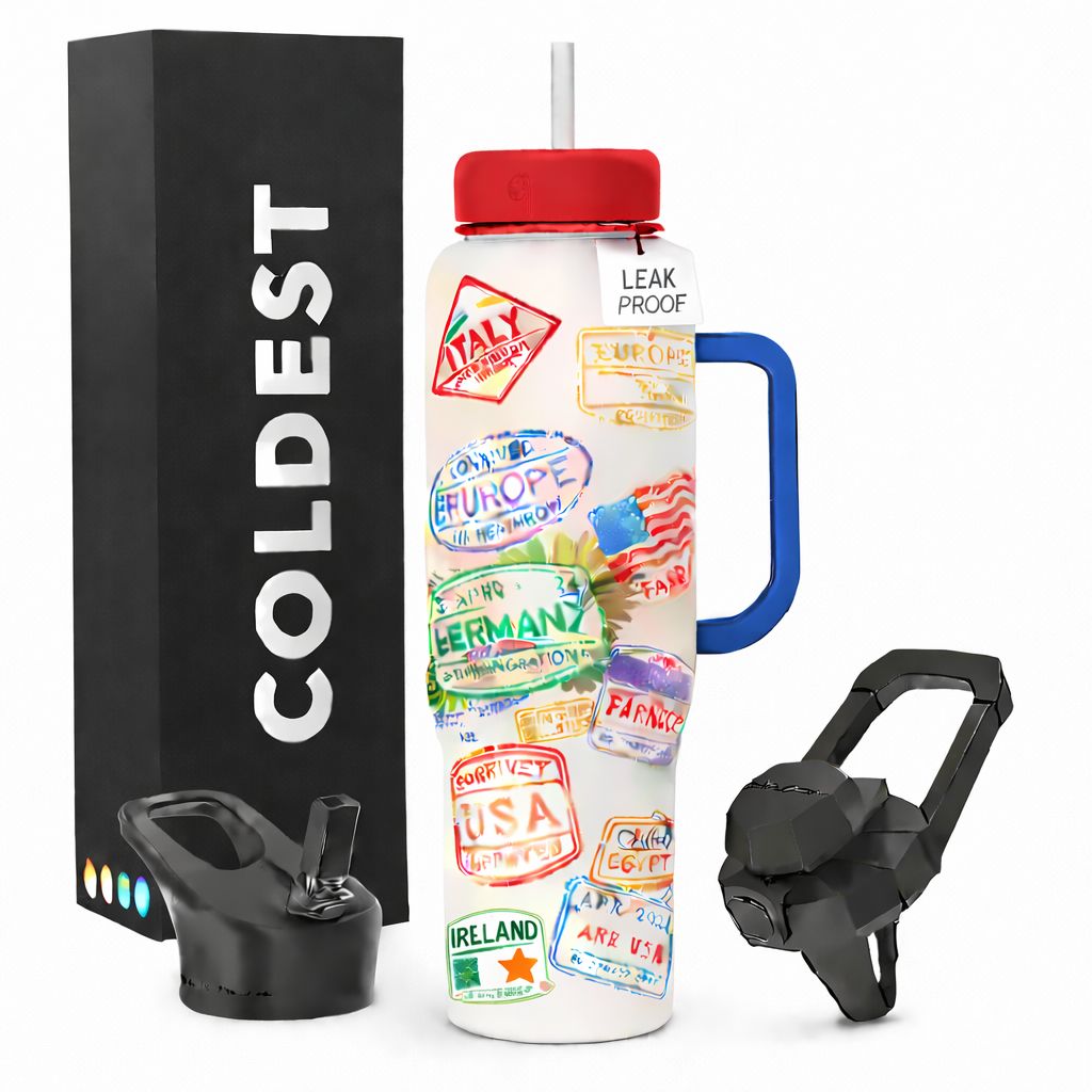 World Traveler water bottle design