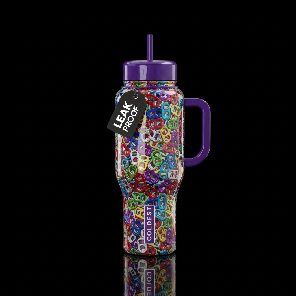 Pop tabs have all shapes and sizes and colors, hig... water bottle design