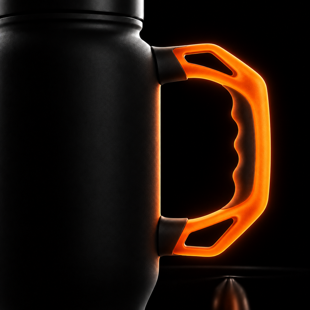 Saber Tooth water bottle design