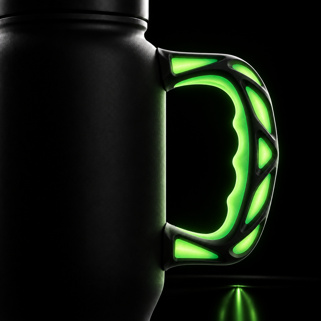 Lazer Green water bottle design