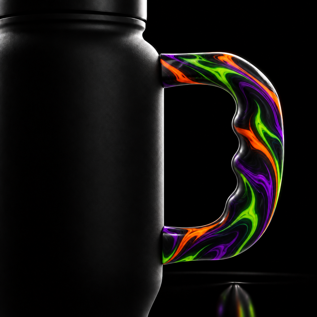 Halloween water bottle design