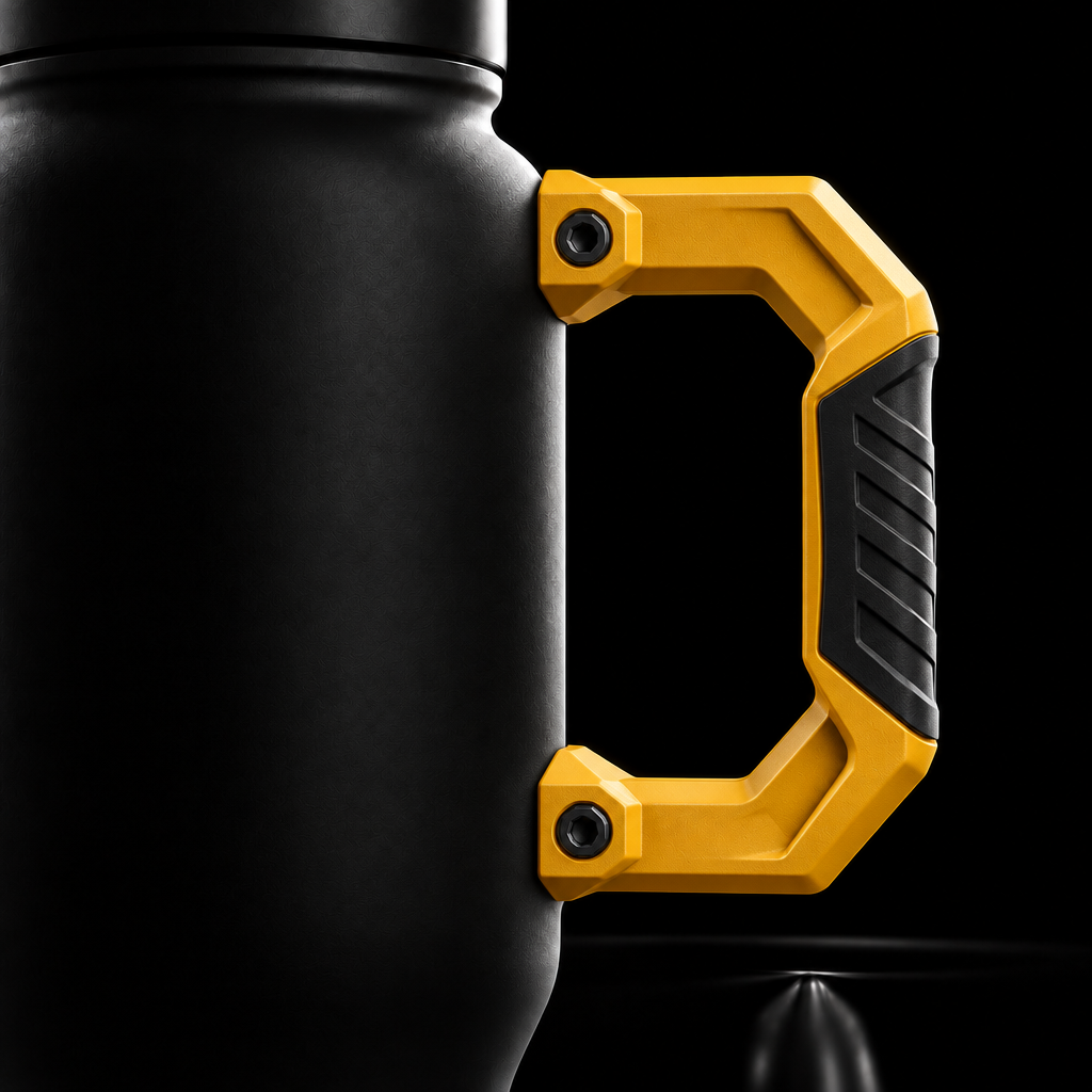 Heavy duty water bottle design