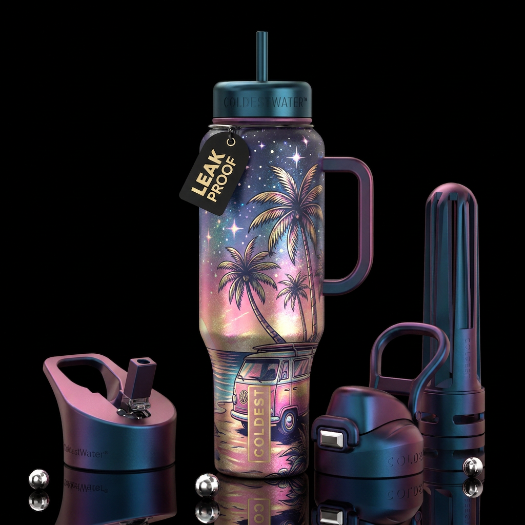 Van Life water bottle design