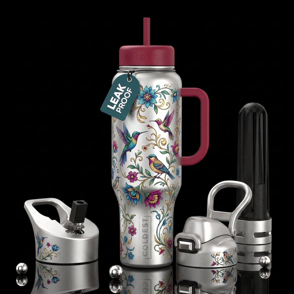 Birds Song water bottle design