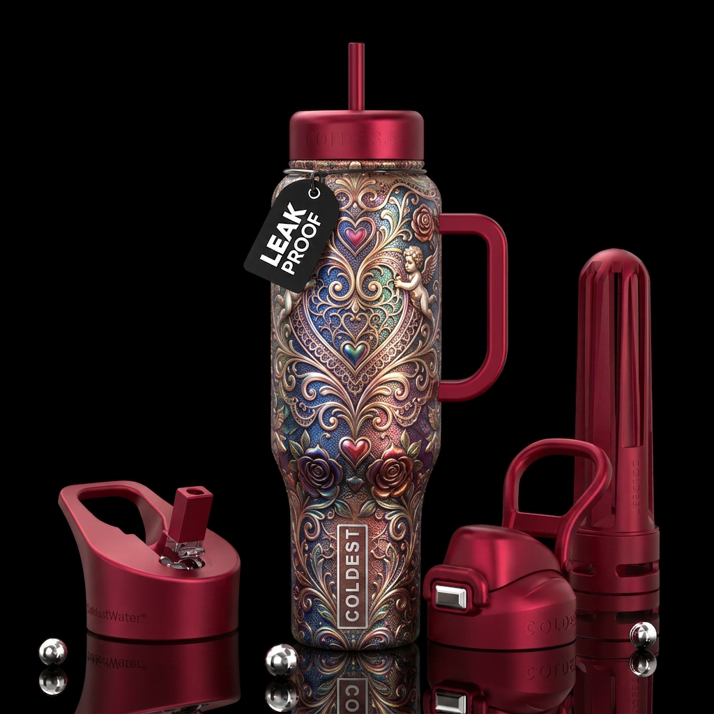 Love water bottle design
