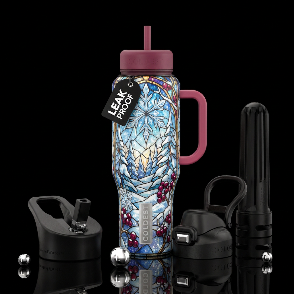 Frozen water bottle design