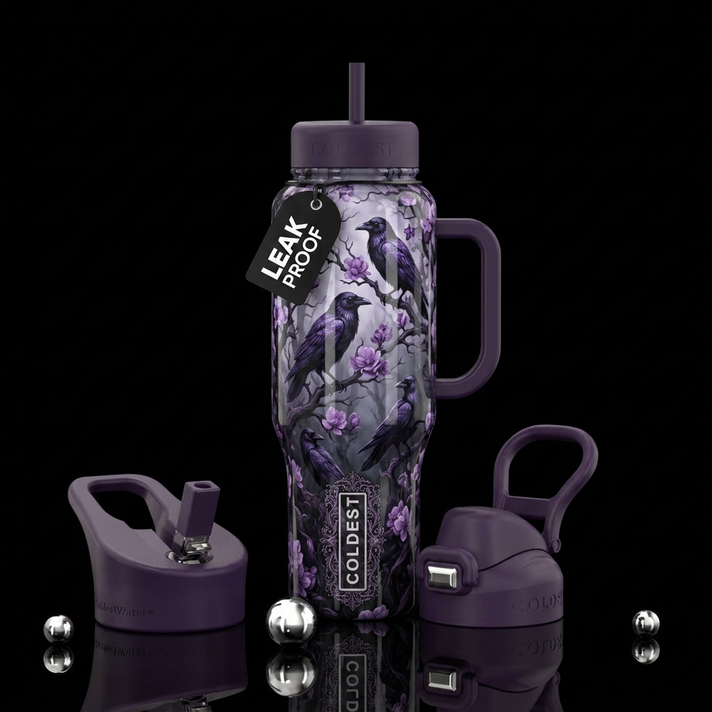 Ravens water bottle design