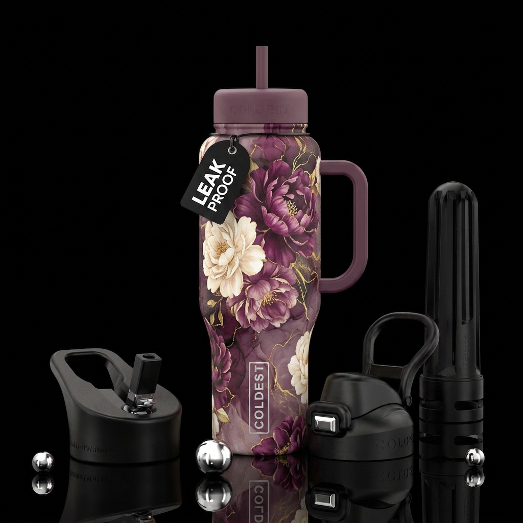 Plum n Cream water bottle design