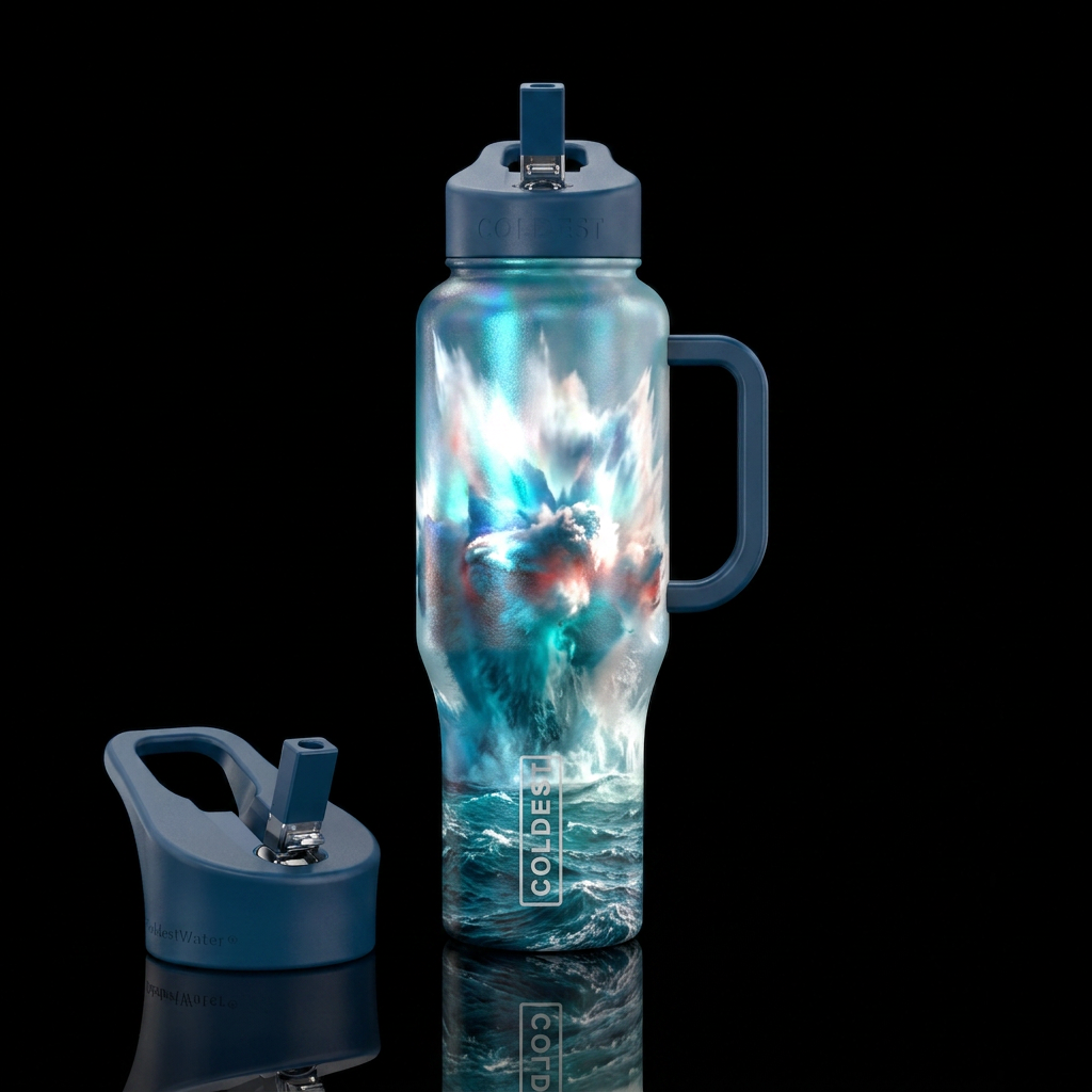 Breaking the Sound Barrier water bottle design