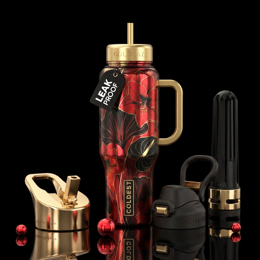 Sexy Glorals water bottle design