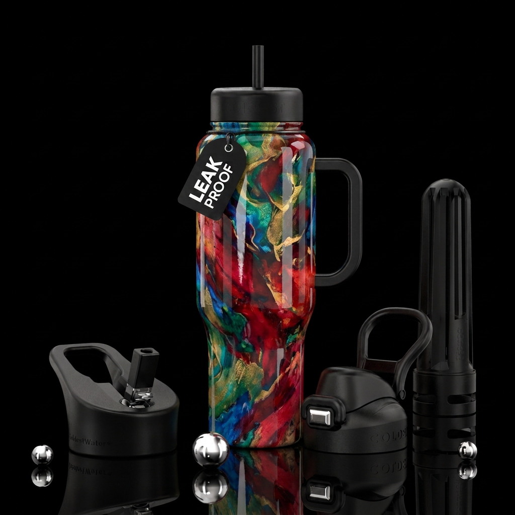 Ser feliz water bottle design
