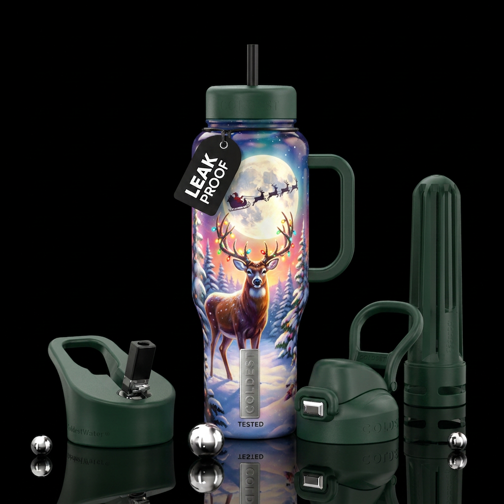It’s Christmas! water bottle design