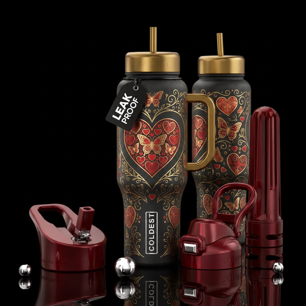 My Heart water bottle design