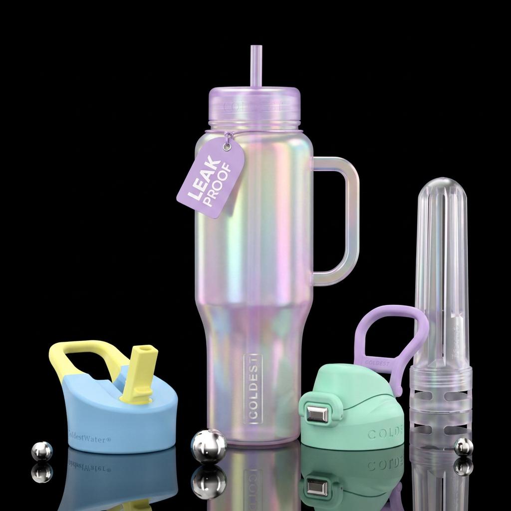 Rainbow Pegasus water bottle design