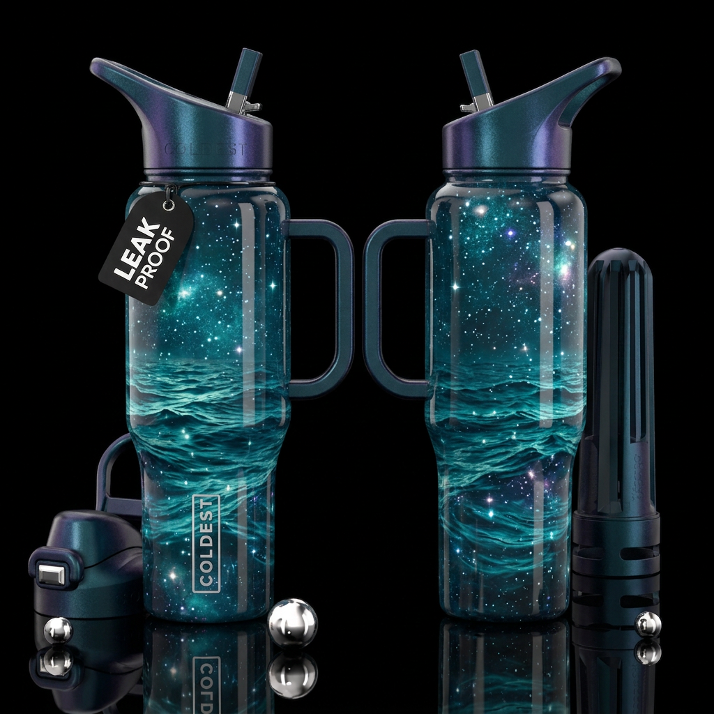 Allure of a sea spell water bottle design