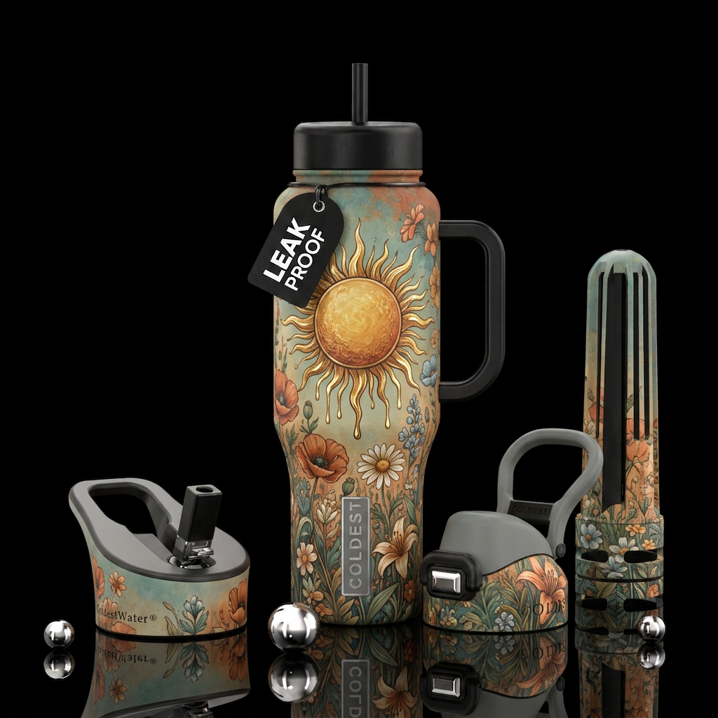 Man it’s Hot! water bottle design