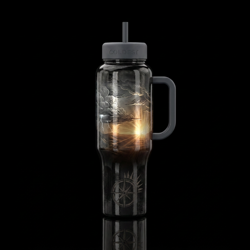Weathering the Storm water bottle design