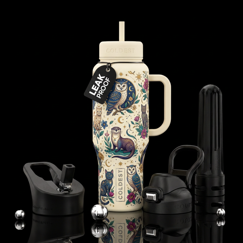 Hermoines Animals water bottle design