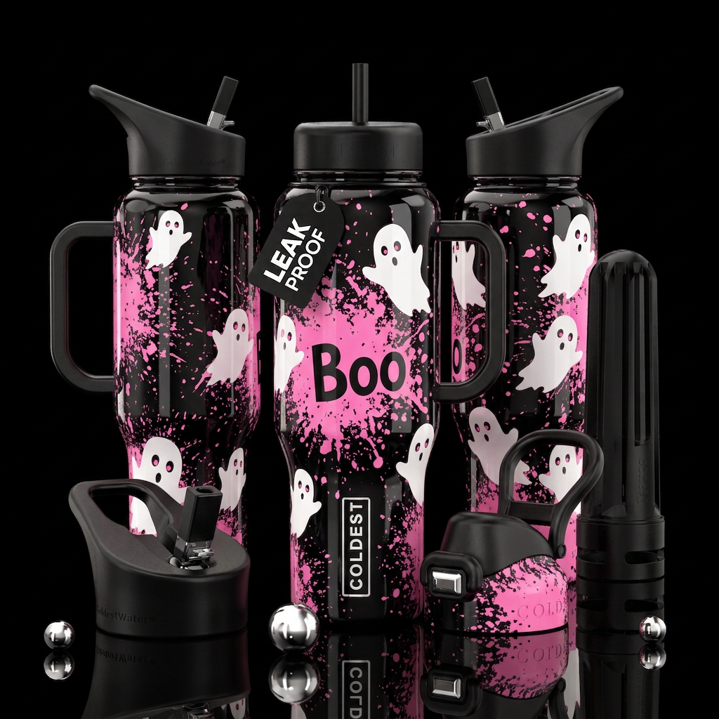 Boo! water bottle design