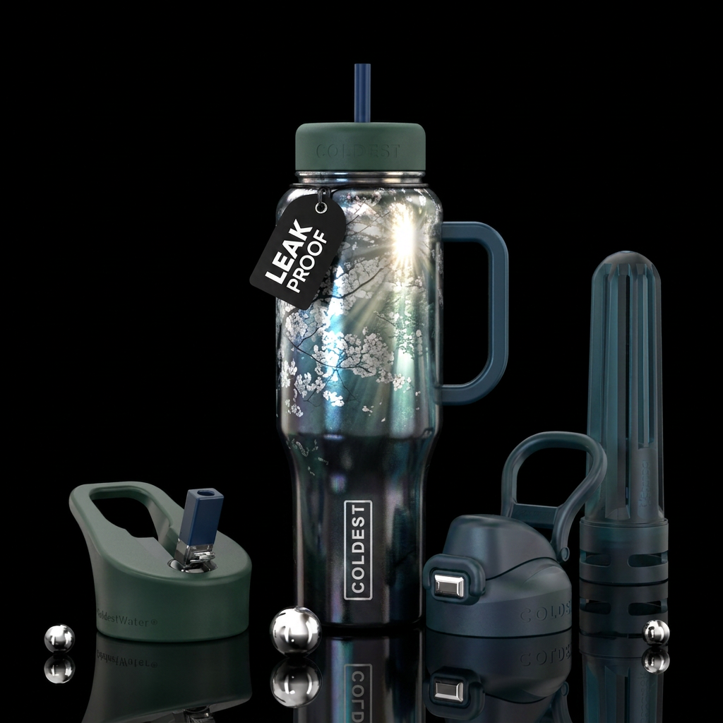 Japanese Flowering Trees water bottle design