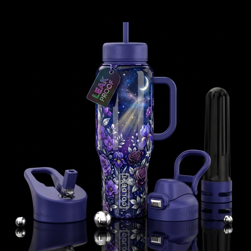 Midsummer Garden water bottle design