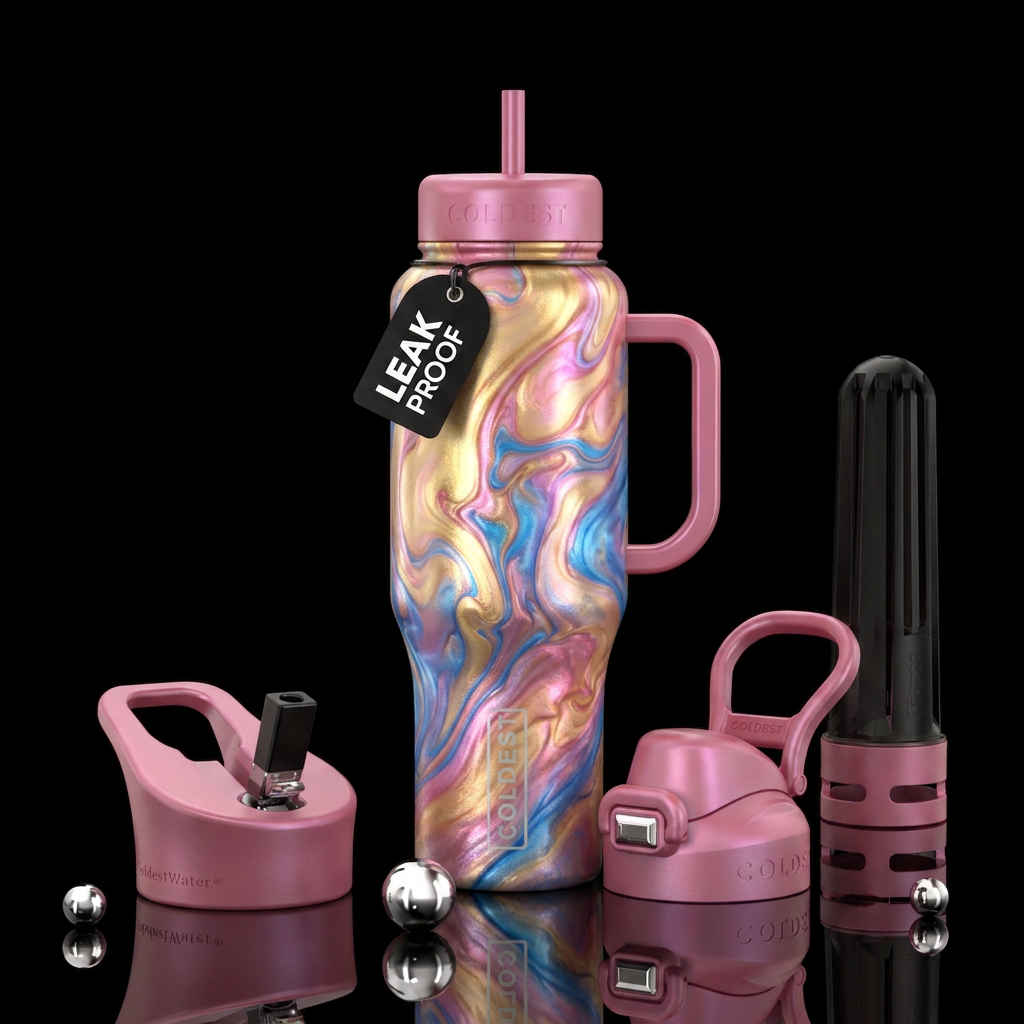 Fluid Pearl water bottle design
