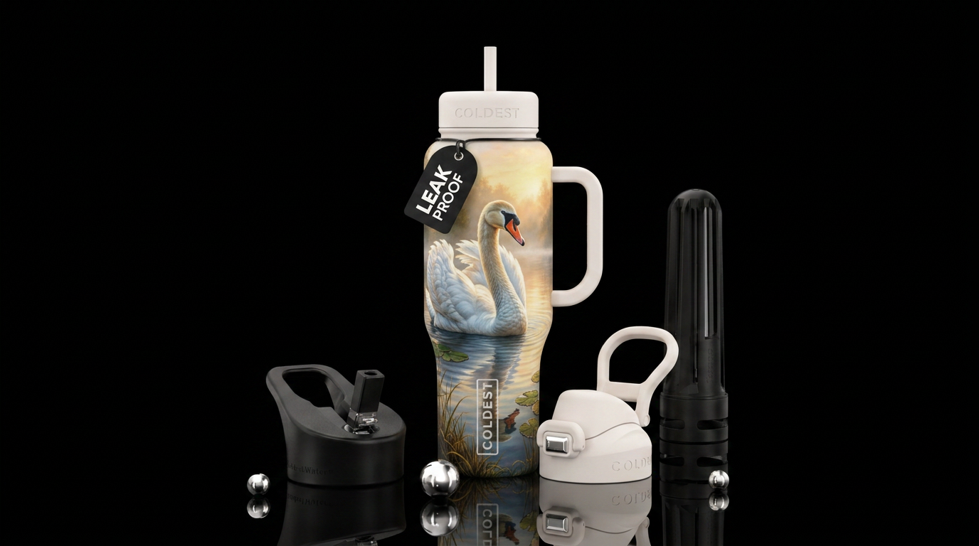 The Swan water bottle design