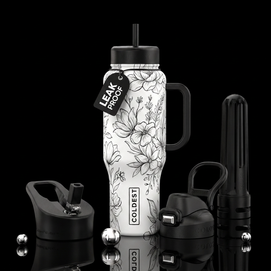 Sketchbook water bottle design