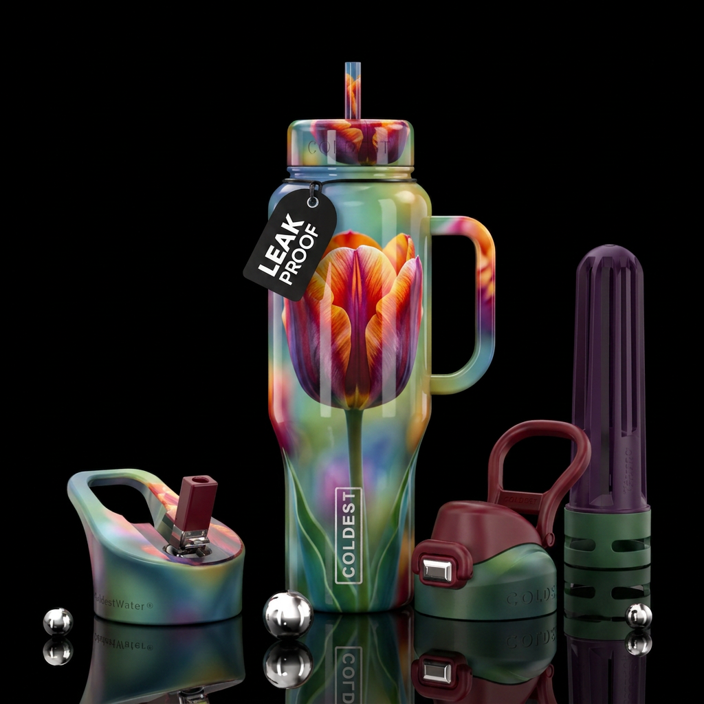 The Tulip water bottle design