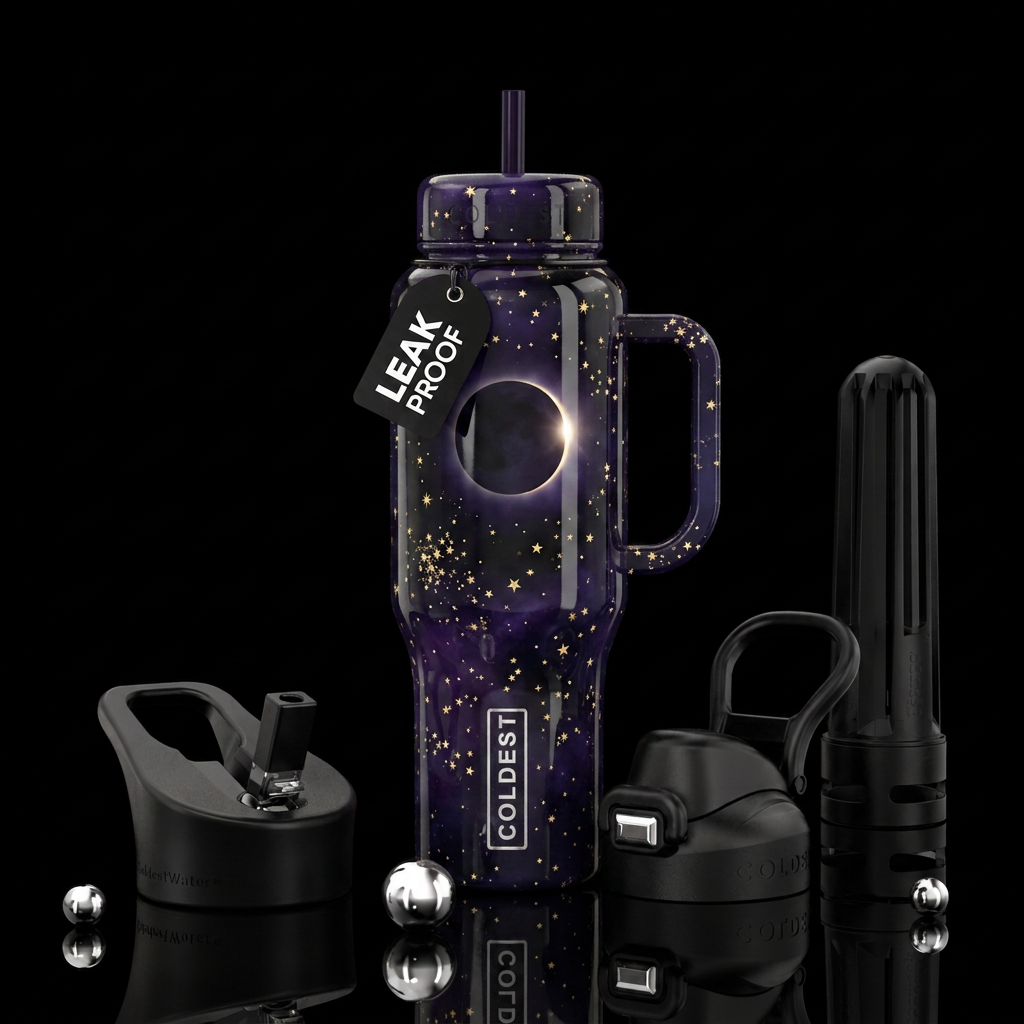Total Eclipse water bottle design
