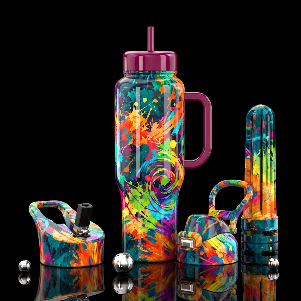 I’m a Delightful Mess water bottle design