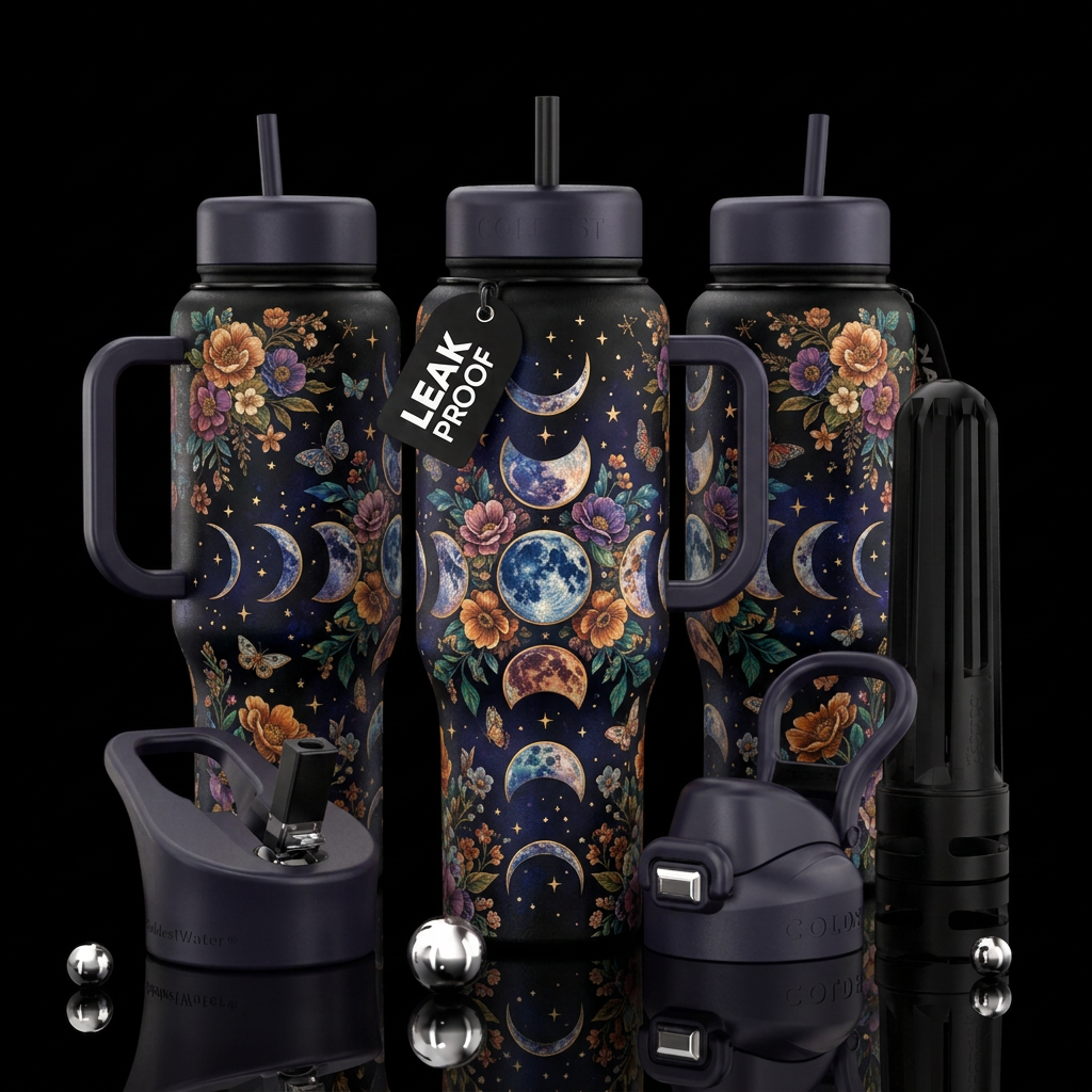 Stay Wild Child water bottle design