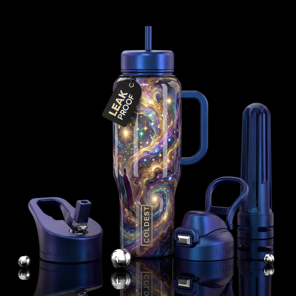 Dante and Beatrice’s view only, looking upon the h... water bottle design