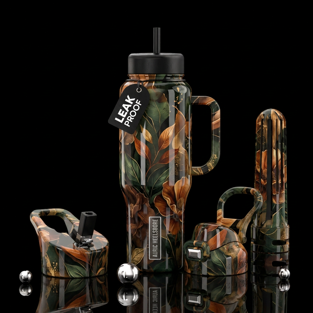 Auric Heelsbore water bottle design